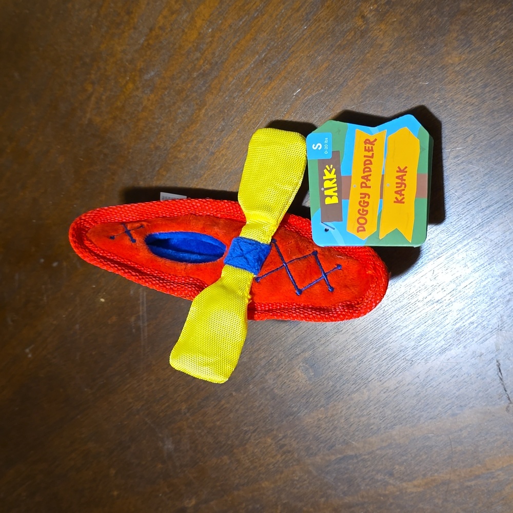 Bark Dog Toy‎ Doggy Paddler Kayak NWT